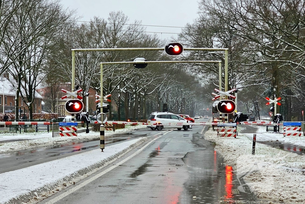 Omleiding door gesloten spoorwegovergangen