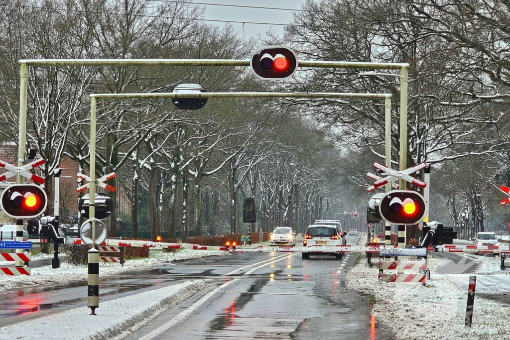 Omleiding door gesloten spoorwegovergangen