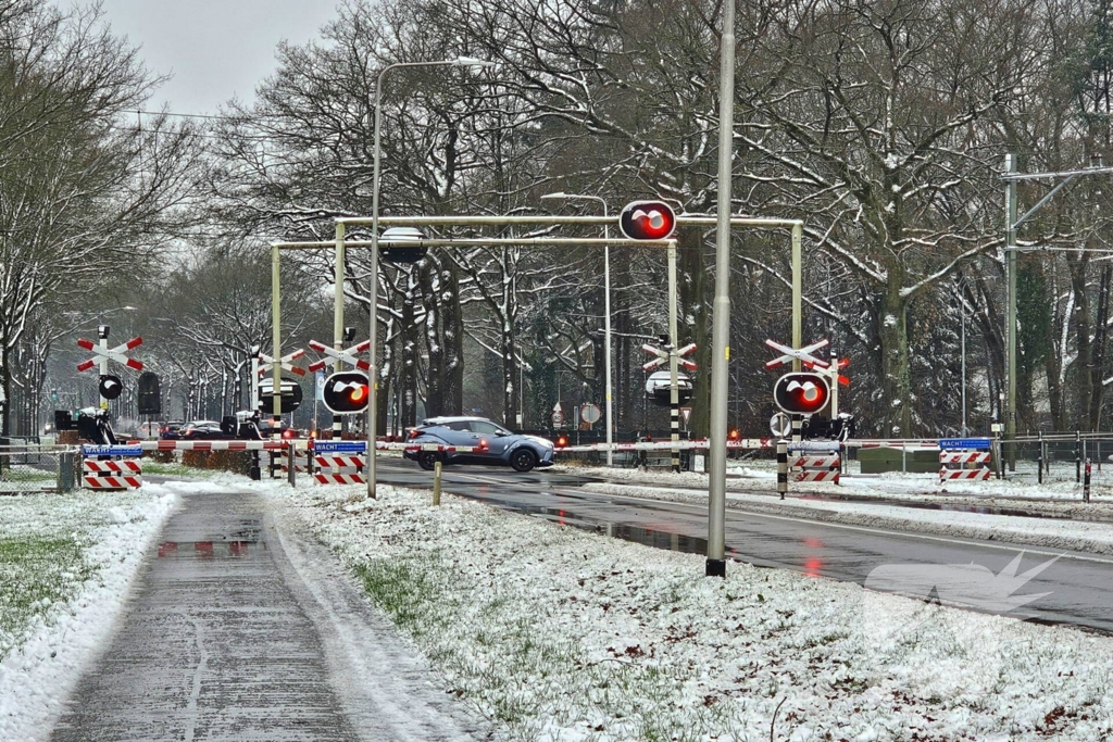 Omleiding door gesloten spoorwegovergangen