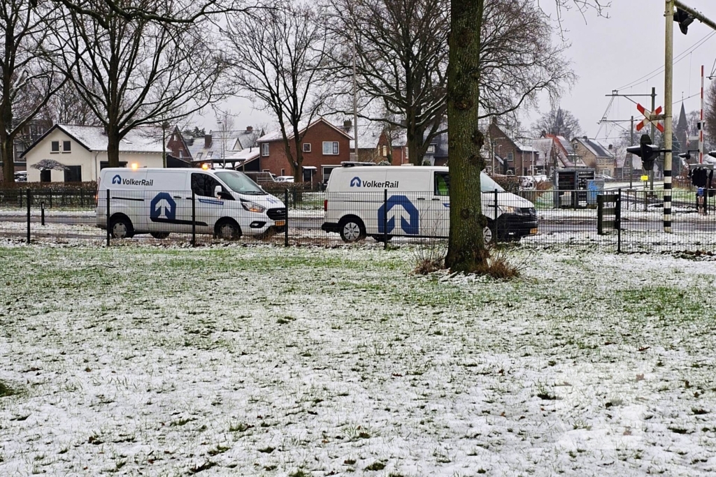 Omleiding door gesloten spoorwegovergangen