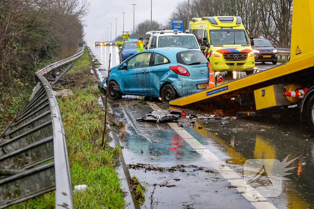 Meerdere voertuigen betrokken bij ongeval