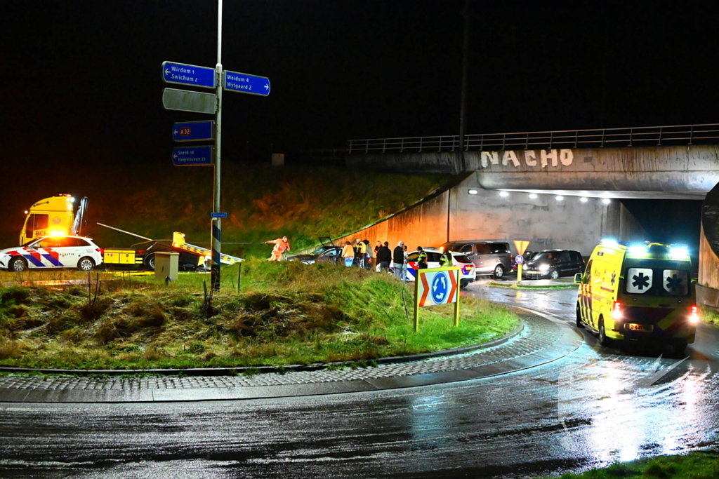 Meerdere ongevallen door plotselinge gladheid na hagelbui