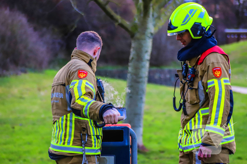 Een stinkende verrassing voor de brandweer