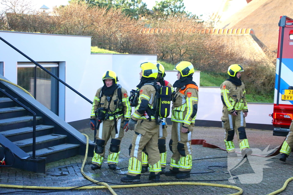 Veel rookontwikkeling bij brand in kantoorpand