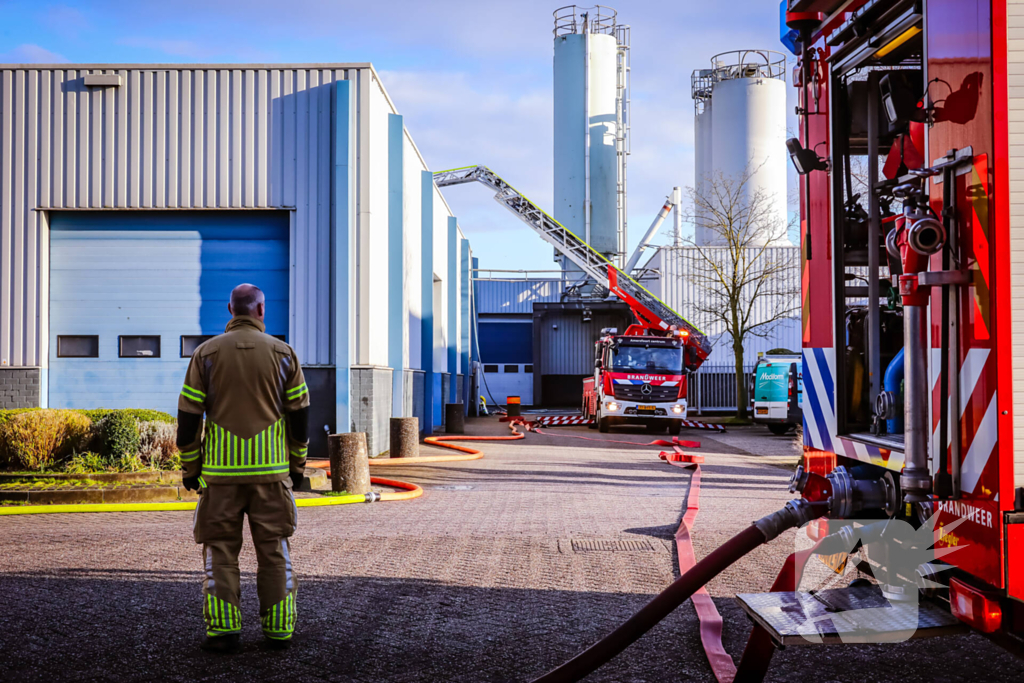 Brand bij verpakkingsbedrijf