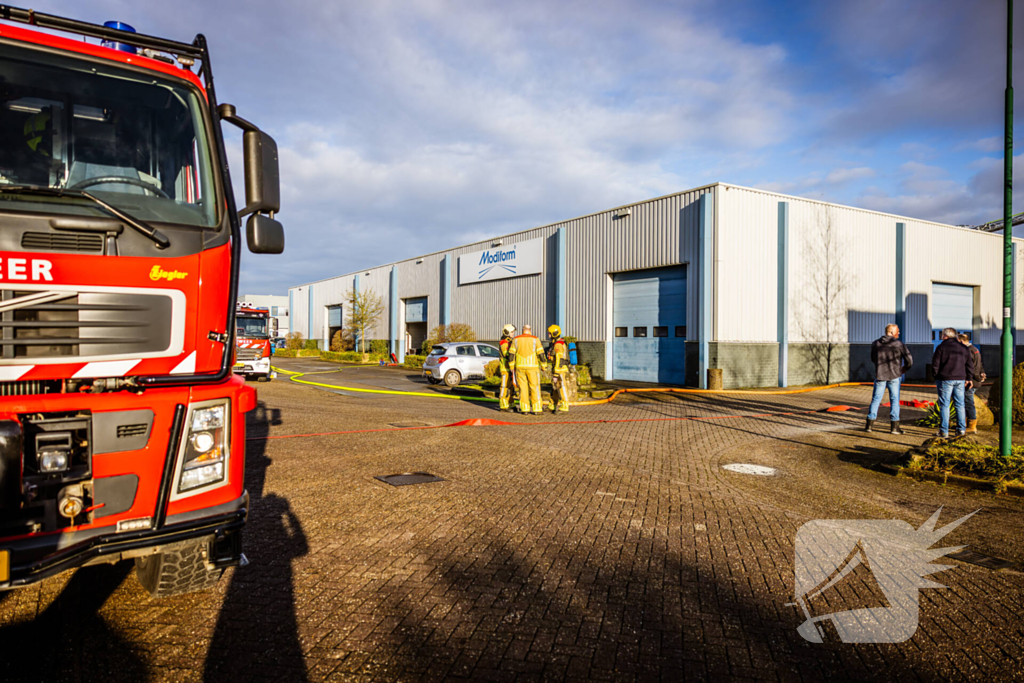 Brand bij verpakkingsbedrijf