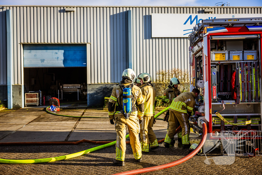 Brand bij verpakkingsbedrijf