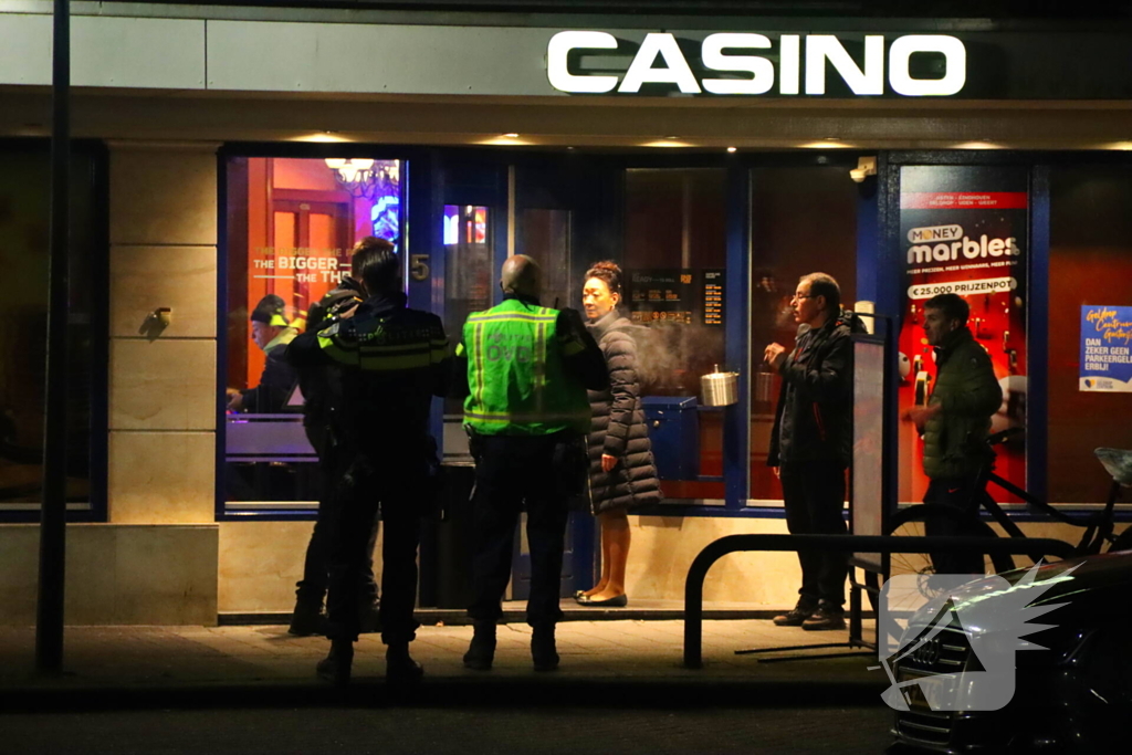 Zoektocht na gewapende overval op casino