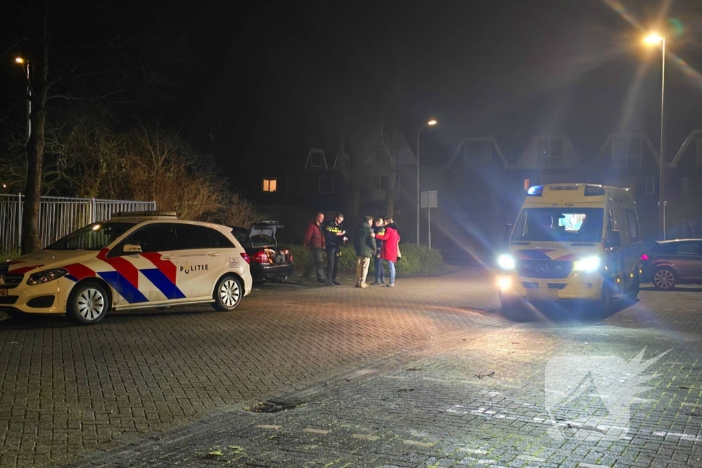 Auto botst tegen boom; bestuurder spoorloos