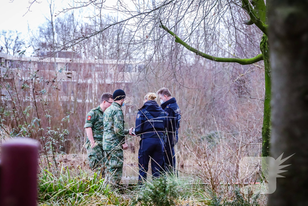 Groot gebied afgezet na vondst explosief