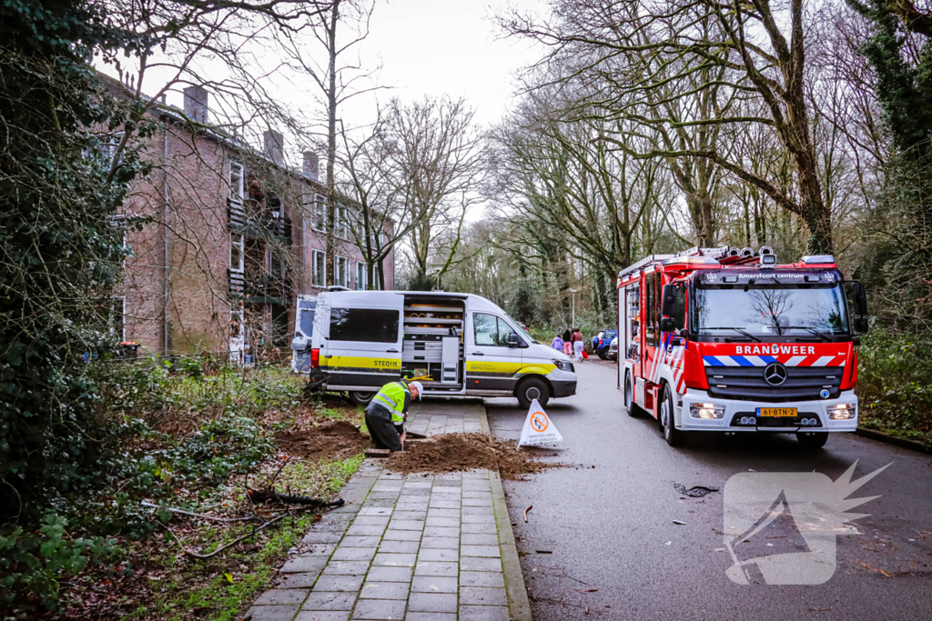 Portiekflat ontruimd door gaslekkage