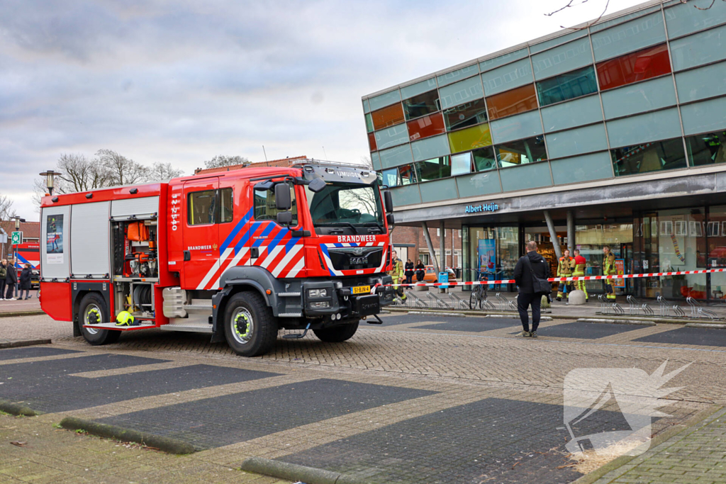 Supermarkt Albert Heijn ontruimd