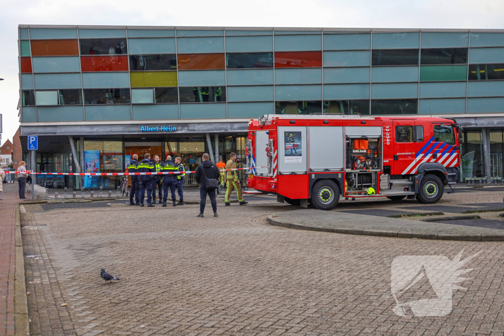 Supermarkt Albert Heijn ontruimd