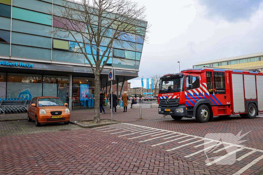 Supermarkt Albert Heijn ontruimd