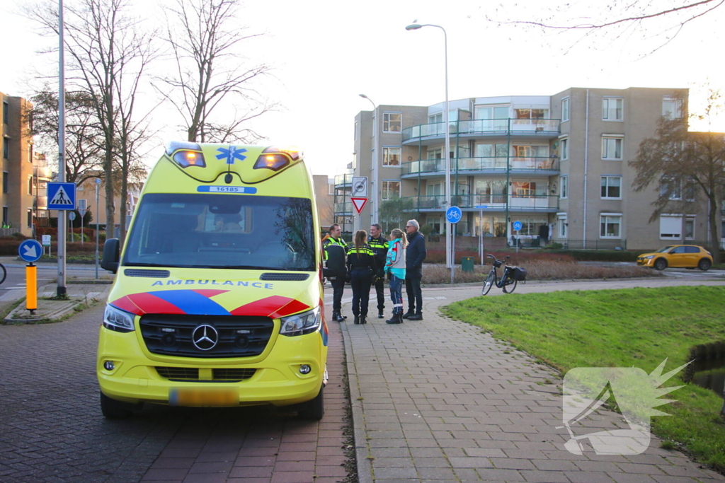 Fietser gewond bij aanrijding met auto