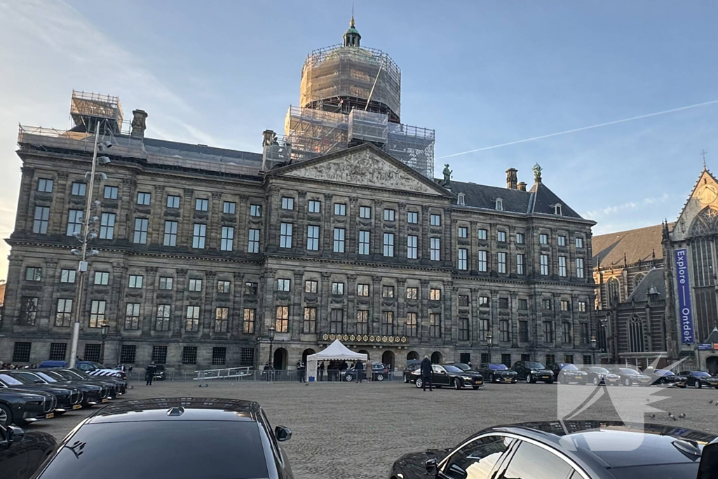 Nieuwjaarsreceptie van Koning en Koningin in paleis