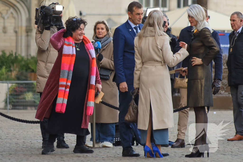 Nieuwjaarsreceptie van Koning en Koningin in paleis