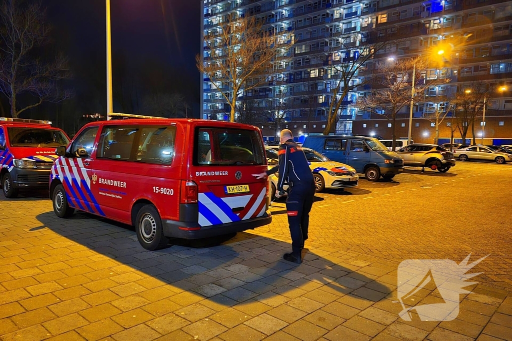 Brandweer doet onderzoek naar vreemde lucht