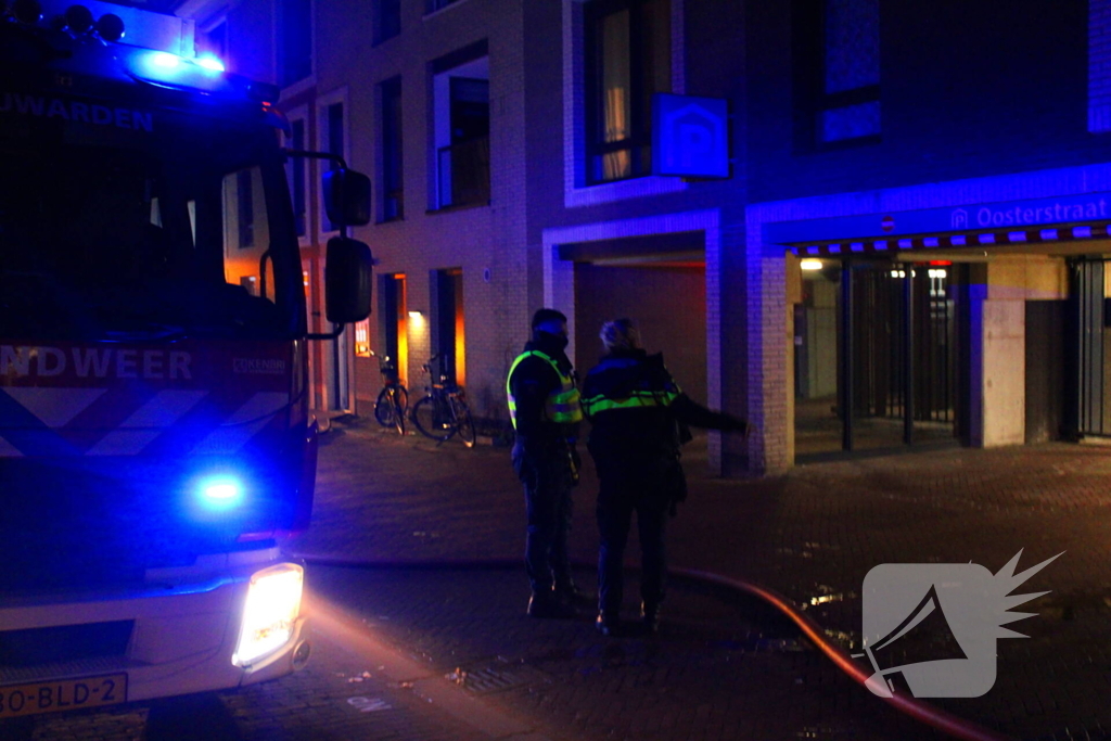 Fikse rookontwikkeling bij brand in flat