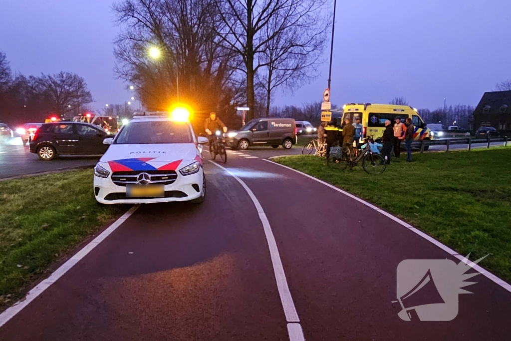 Aanrijding fietser en automobilist