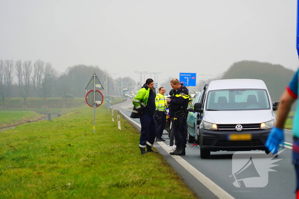 Drie voertuigen betrokken bij ongeval