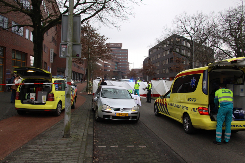 Ernstige aanrijding tussen auto en fietser