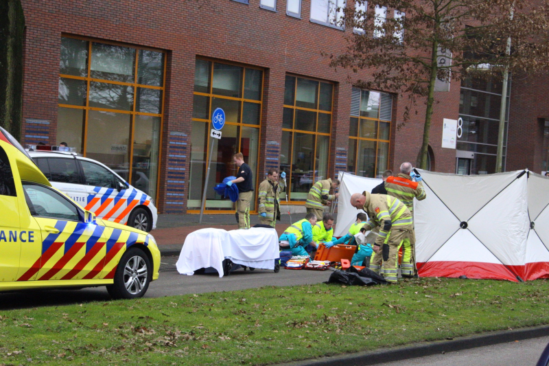 Ernstige aanrijding tussen auto en fietser