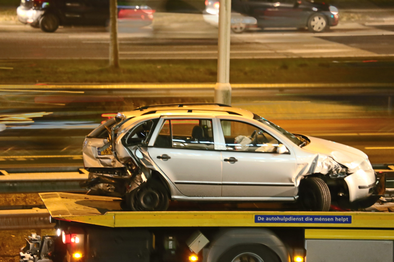 Meerdere voertuigen betrokken bij ongeval op snelweg