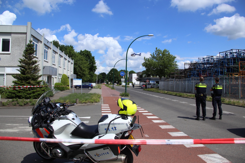 Industrieterrein afgezet voor onderzoek