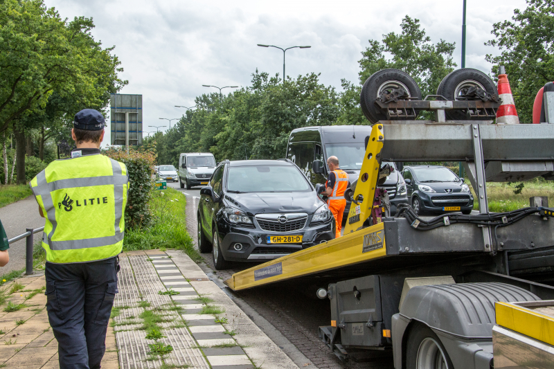 Wederom ongeval tijdens verkeerscontrole