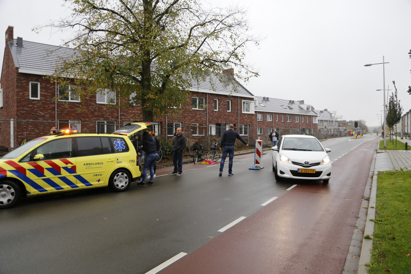 Fietsster gewond door valpartij