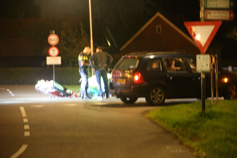 Brommerrijder gewond bij aanrijding