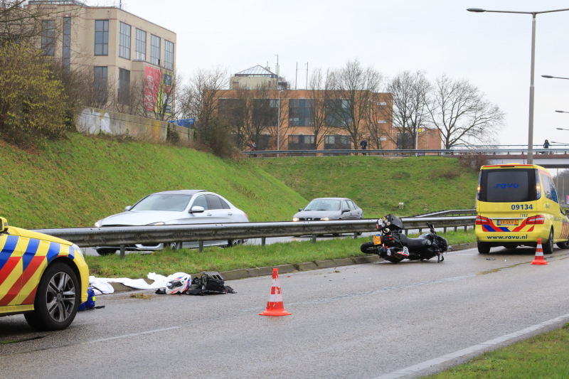 Motorrijder ernstig gewond na ongeval