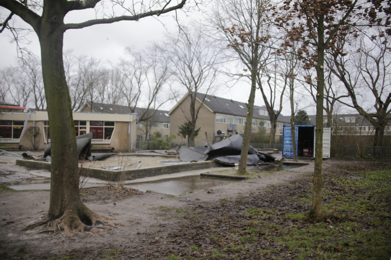 Storm zorgt diverse schades