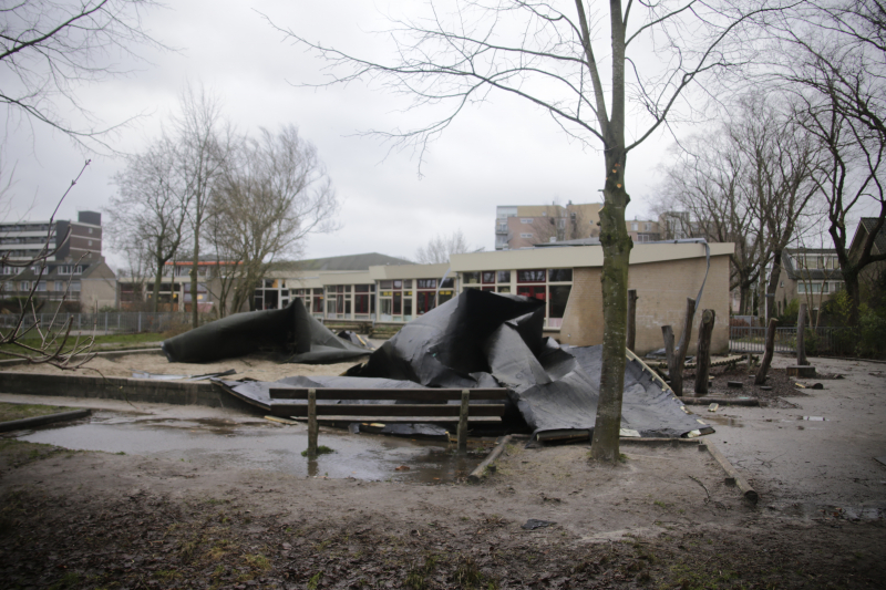 Storm zorgt diverse schades