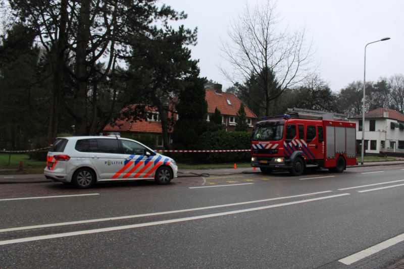 Brandweer opzoek naar gaslek