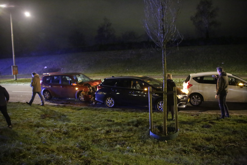 Flinke schade bij kop-staartbotsing