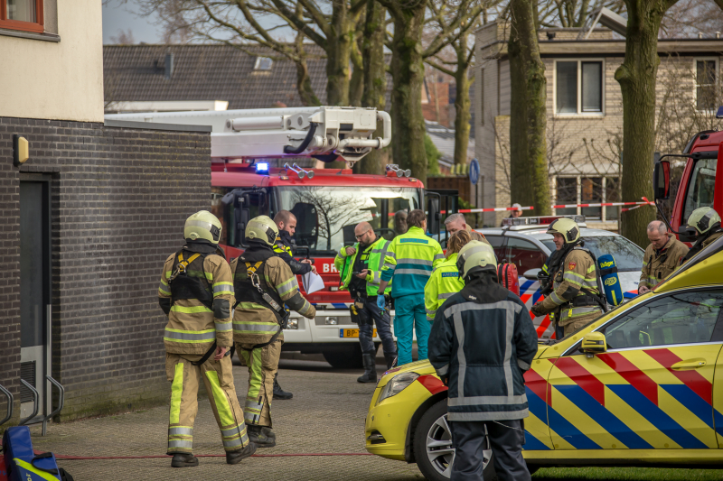 Persoon overleden bij flat brand