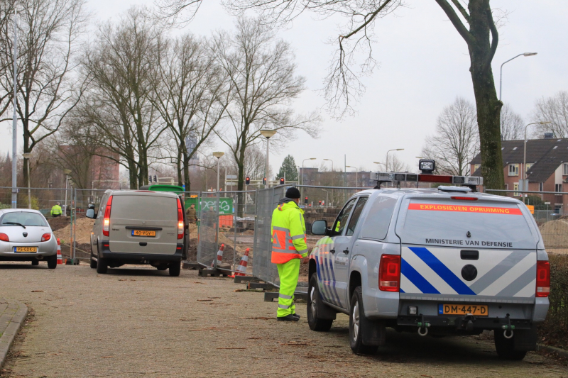 WOII granaat aangetroffen bij graafwerkzaamheden