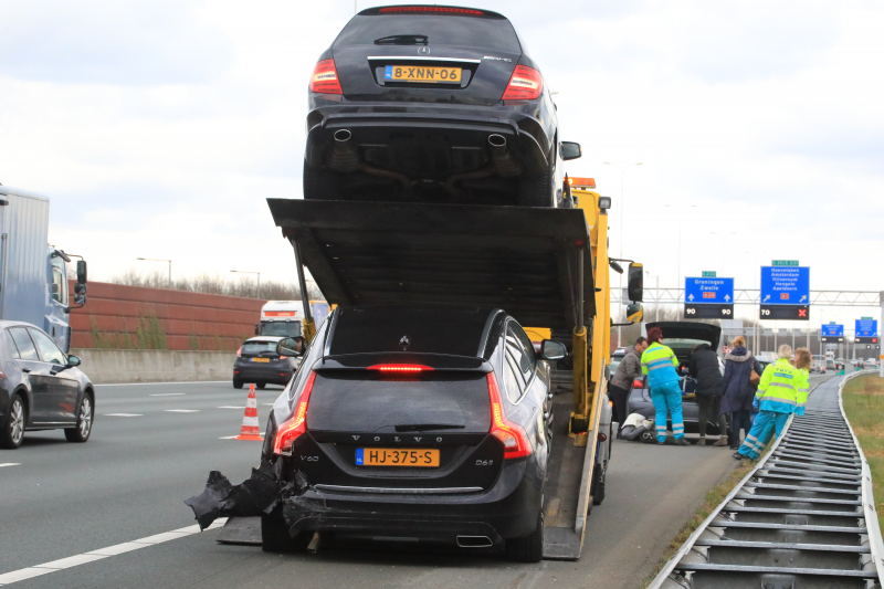 Flinke schade bij kop-staartbotsing