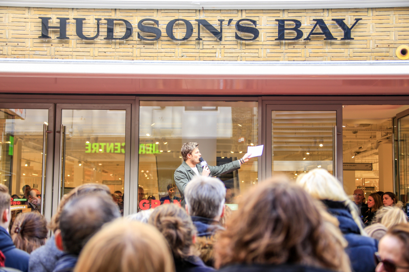 Tim Douwsma opent Hudson Bay