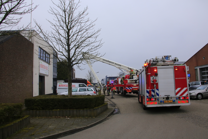 Brand in machine slagerij