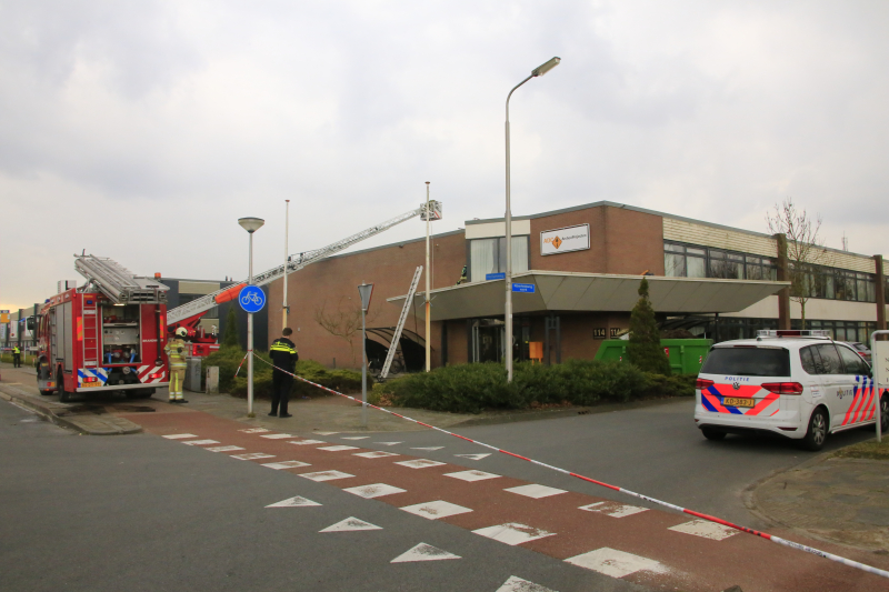 Brand op dak na werkzaamheden