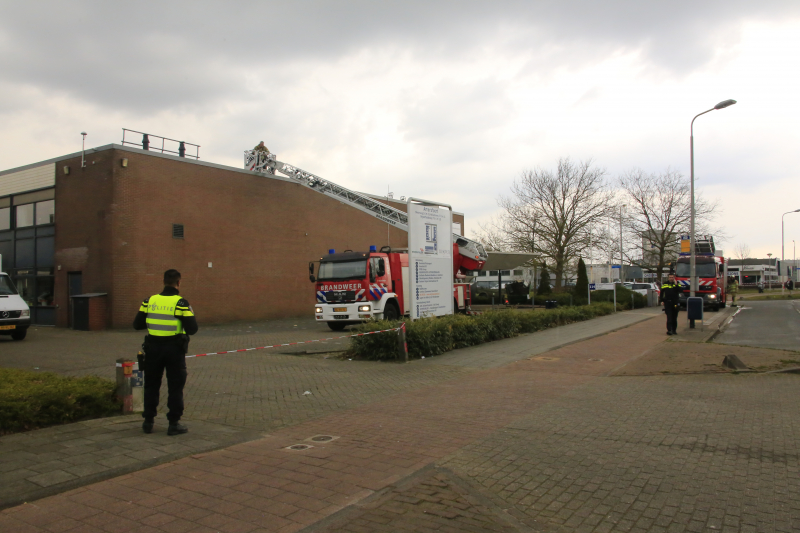 Brand op dak na werkzaamheden