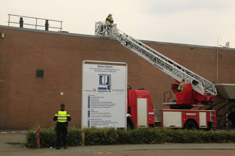 Brand op dak na werkzaamheden