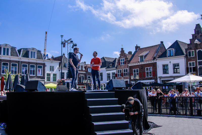 Soundcheck Muziekfeest op het Plein trekt veel publiek