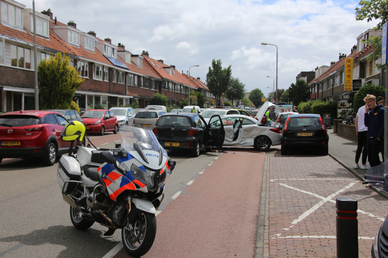 Veel schade bij aanrijding