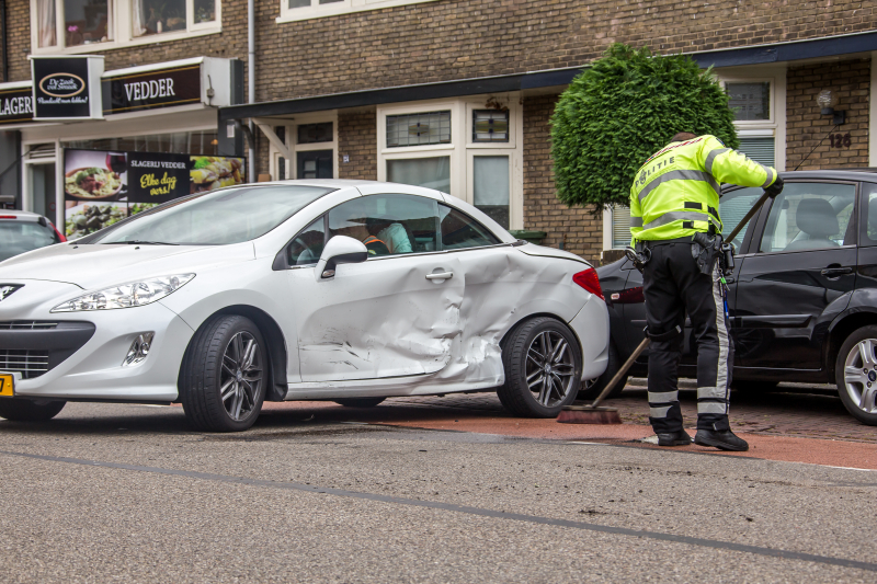 Veel schade bij aanrijding