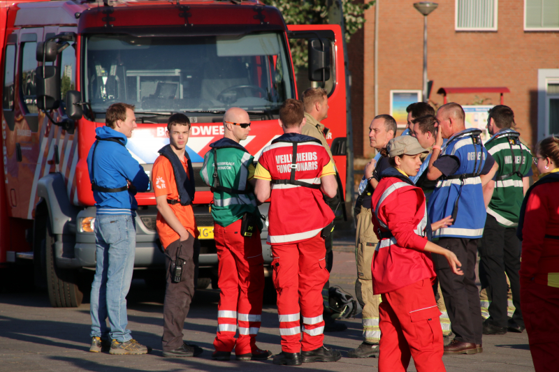 Grote oefening hulpdiensten insteekhaven