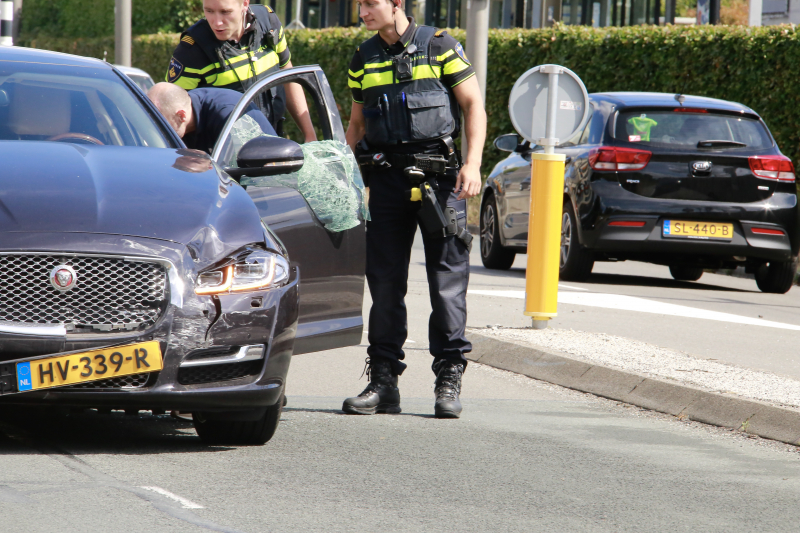 Weg afgesloten door ongeval